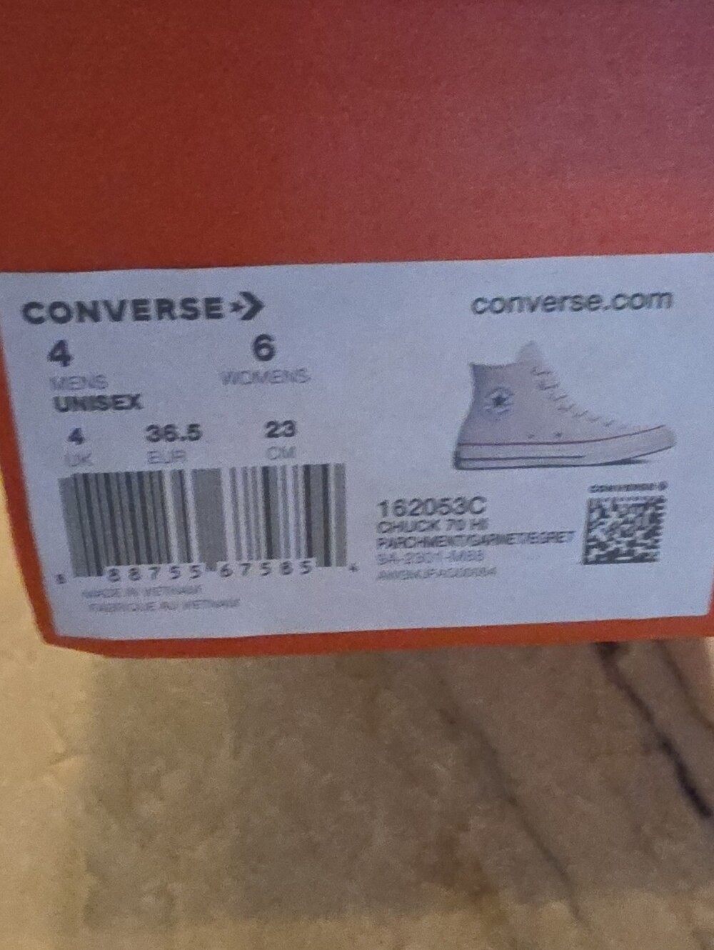 Chuck 70 Canvas - Parchment